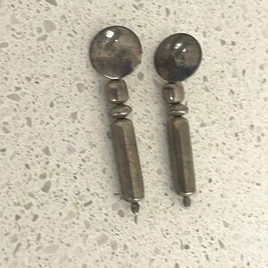 Sterling silver Navajo earrings